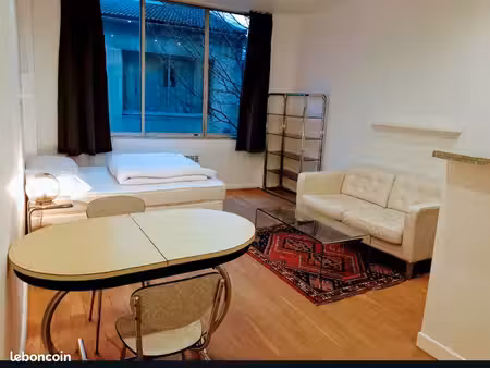 studio meublé 31m2 paris 19ème