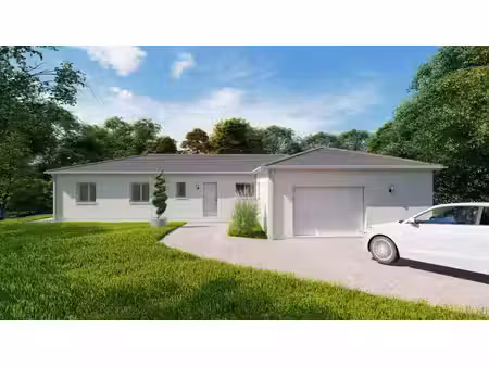terrain avec maison neuve à vendre