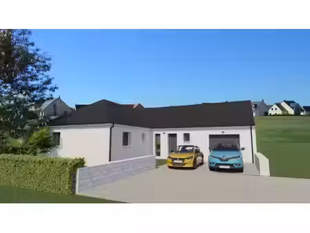 terrain avec maison neuve à vendre