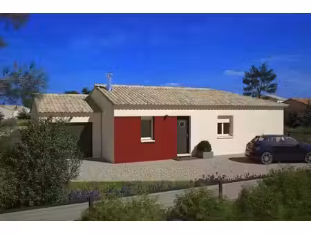 terrain avec maison neuve à vendre