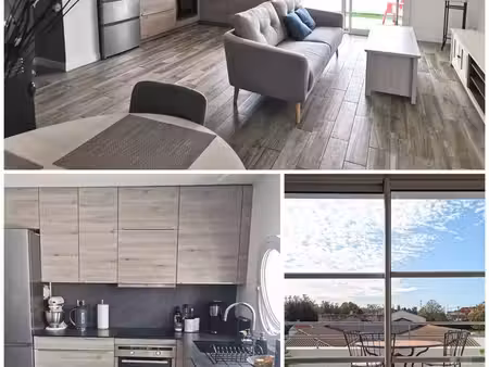 agréable t3 meublé  garage fermé - la rochelle