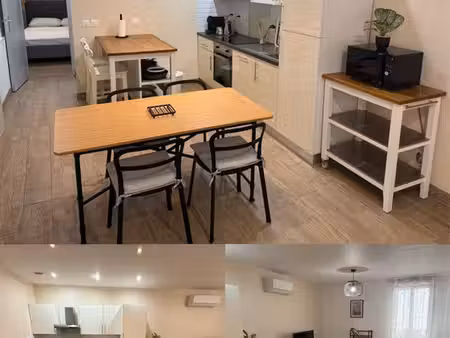 t2 étudiant meublé 39m² centre béziers – cour privée  tout inclus (charges+internet)