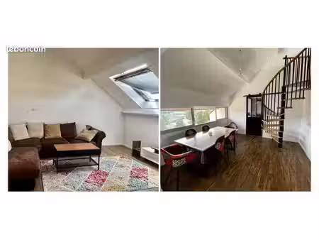 appartement f2 meublé en duplex