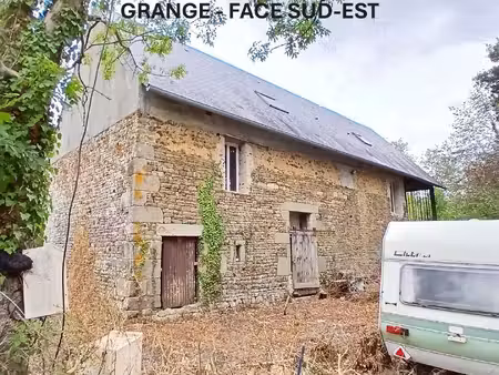 bâtisse du xviᵉ siècle à réhabiliter & grange en cours de travaux – ensemble foncier de 11