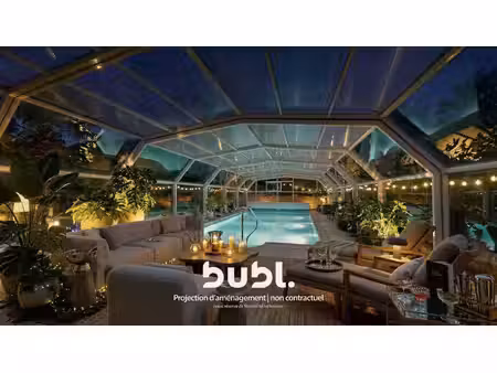 propriété 470 m2 / terrain 1 193 m2 - piscine couverte chauf