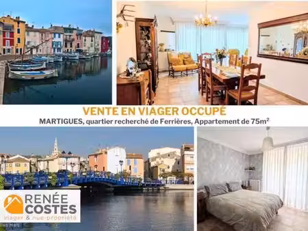 viager occupé - f79-h84 ans - martigues (13500)