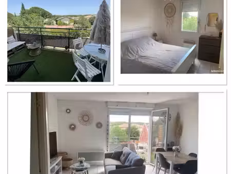 location t2 lumineux secteur bonaval – terrasse  climatisation  parking – résidence sécuri