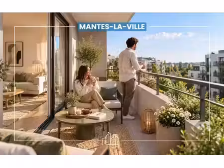 vente appartement neuf 2 pièces 45m2 mantes-la-ville - 210426 € - surface privée