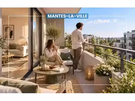 vente appartement neuf 2 pièces 48m2 mantes-la-ville - 216113 € - surface privée