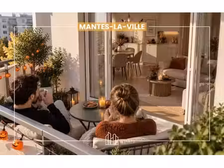 vente appartement neuf 2 pièces 44m2 mantes-la-ville - 192000 € - surface privée