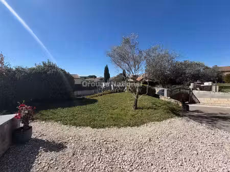caveirac villa plain-pied 1 chambre + bureau sur 454m2 de terrain avec garage