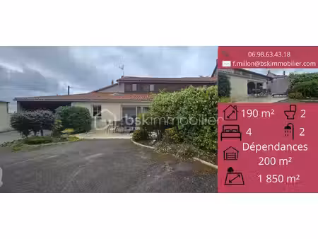 maison de village de 190 m² à moncoutant