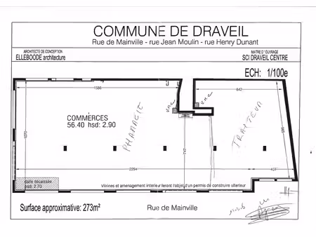 vente bureaux 190m²