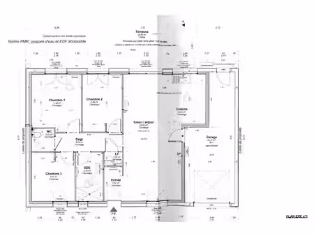 location maison 4 pièces 85.38 m² à les clouzeaux (85430)  990 €