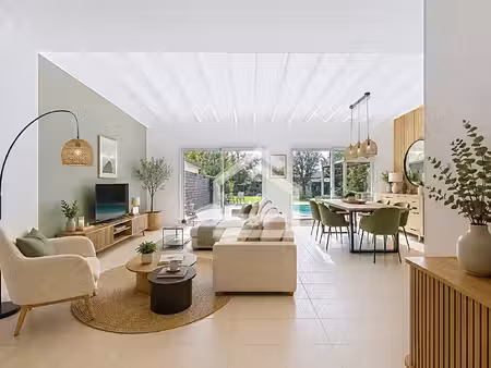 merignac arlac - maison 4 chambres avec jardin et piscine
