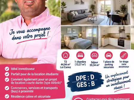 vente appartement 2 pièces