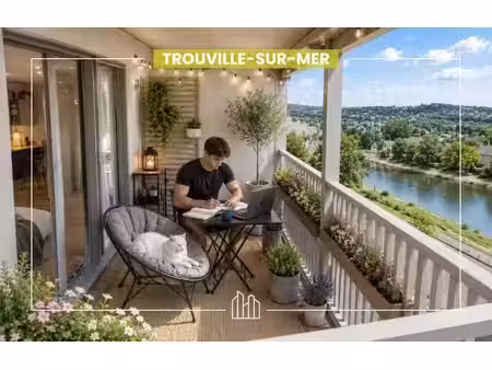 vente appartement neuf 1 pièces 34m2 trouville-sur-mer - 255000 € - surface privée