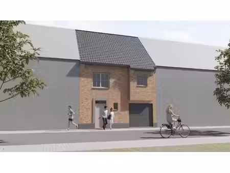 nieuw te bouwen gesloten bebouwing te liedekerke