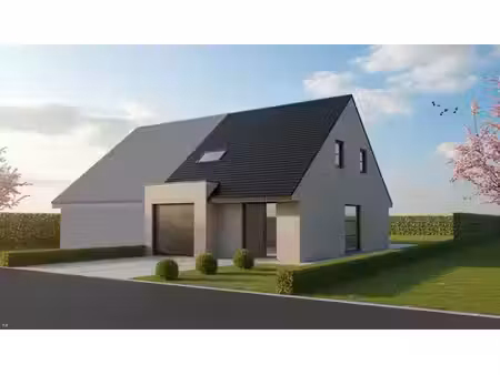 nieuw te bouwen halfopen bebouwing te ternat