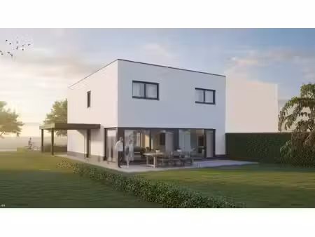nieuw te bouwen halfopen bebouwing te ternat
