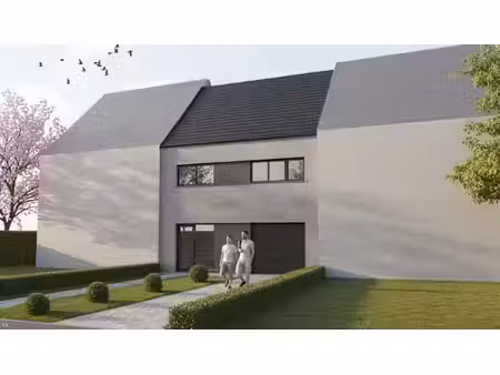 nieuw te bouwen gesloten bebouwing te kerksken