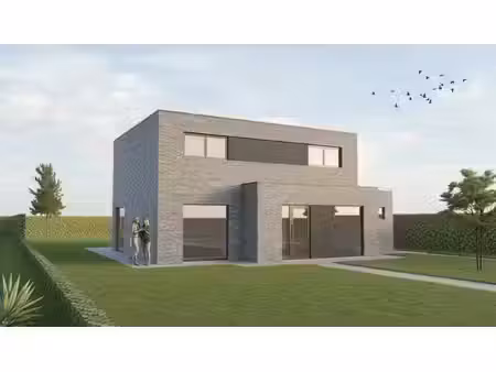nieuw te bouwen open bebouwing te wortegem-petegem