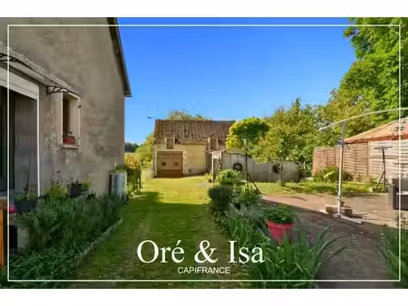 dpt cher (18)  loye-sur-arnon  maison 112 m² – grand terrain  dépendance de 100 m² et...
