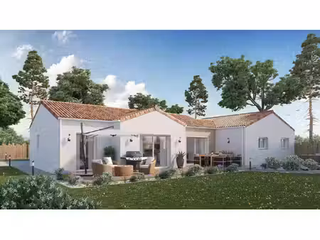 terrain avec maison neuve à vendre