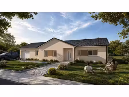 terrain avec maison neuve à vendre
