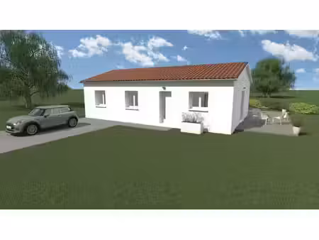 terrain avec maison neuve à vendre