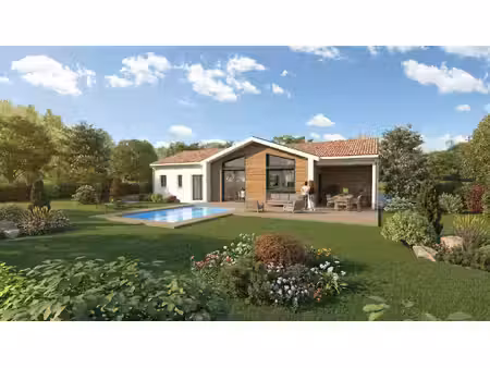 terrain avec maison neuve à vendre