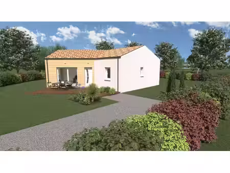 terrain avec maison neuve à vendre