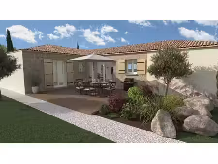 terrain avec maison neuve à vendre