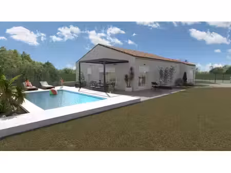 terrain avec maison neuve à vendre