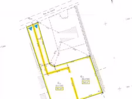 terrain constructible à vendre