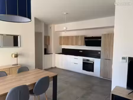 t3 meublé de standing - frontière genève