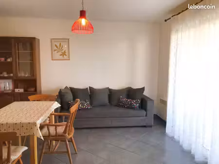 appartement t2 moriani plage san nicolao à louer