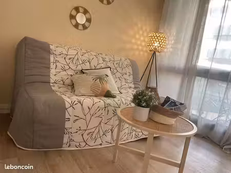 studio 22m2 disponible en bail mobilité ou étudiant