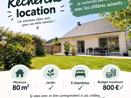 recherche maison avec jardin