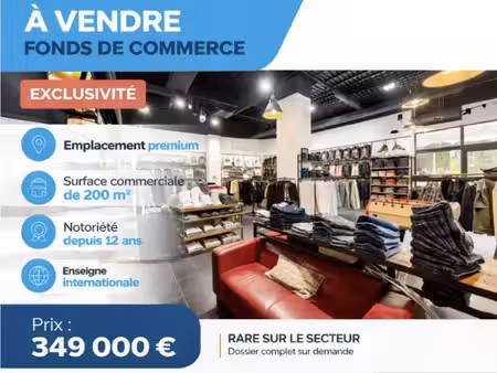vente commerce 200 m² orange (84100)