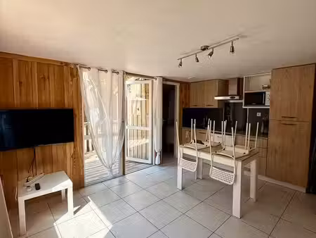 chalet meublé t2 à gujan-mestras