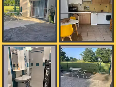 studio meublé au calme avec terrasse – disponible le 1er octobre