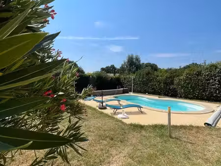 maison t5 plain-pied 104m2 + piscine + garage