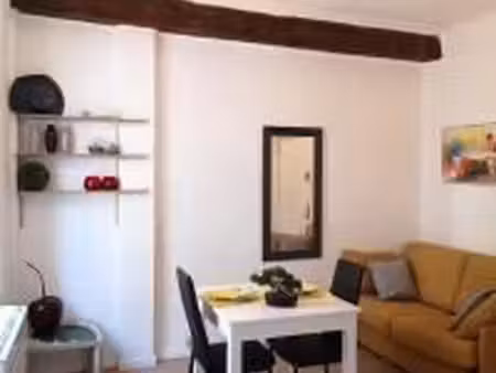 antibes city centre – furnished air-conditioned 27 m² studio with sleeping alcove – ideal 
