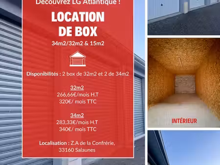 location garage & box