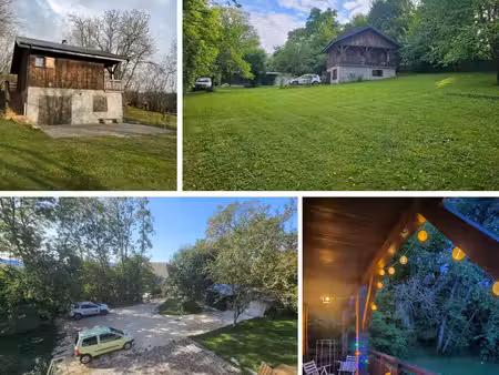 chalet meublé avec 3 chambres et grand jardin