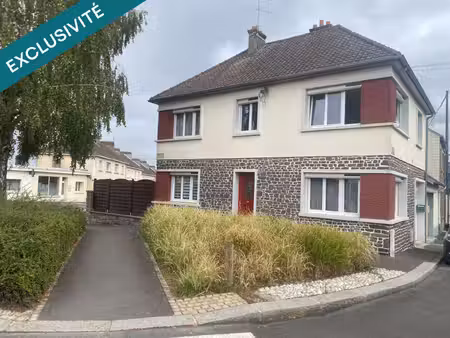 maison de ville  96 m²  4 chs  cour  centre ville flers