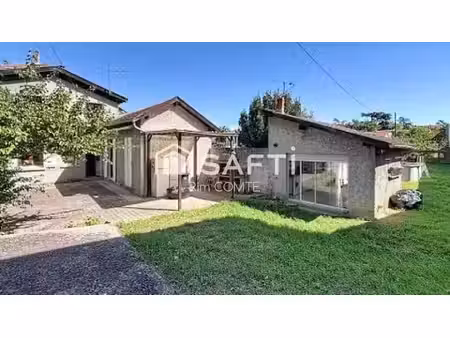 maison avec studio indépendant – centre de roussillon – 70 m² + terrain de 480 m²!!