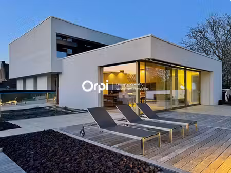 en campagne prisée de douai — architecture contemporaine  volumes et discrétion