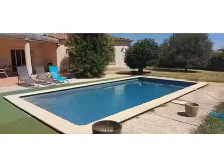 gard. 30. generac. belle maison de 184 m2 de plain-pied sur terrain arboré de 1264 m² avec